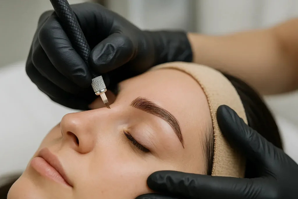 cómo funciona el microblading