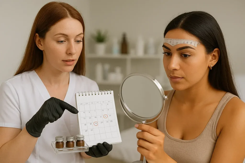 cuánto dura el microblading en promedio