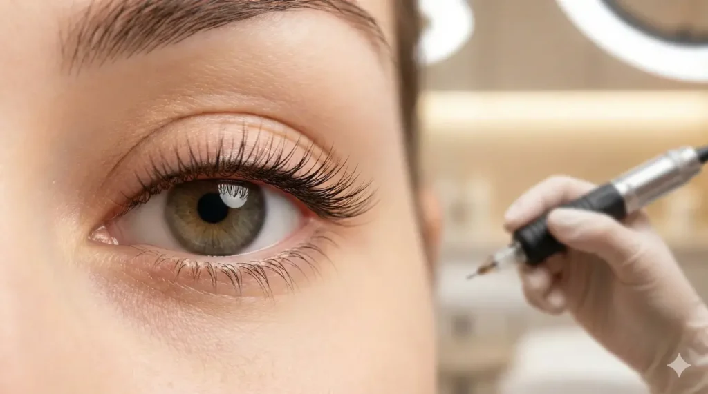 diferencia entre lash line delineado permanente y sombreado