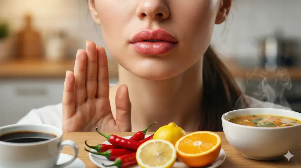 qué comer o evitar después del lip blush