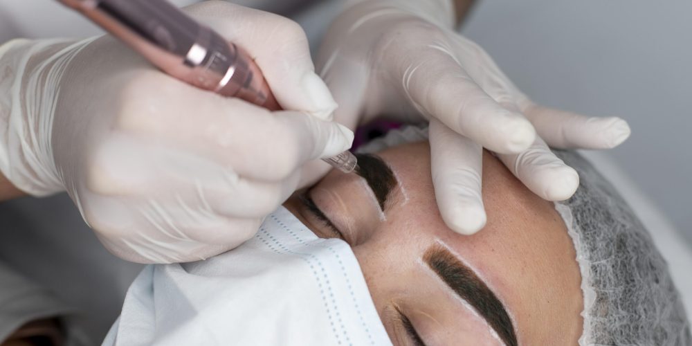 mujer-caucasica-pasando-por-un-tratamiento-de-microblading
